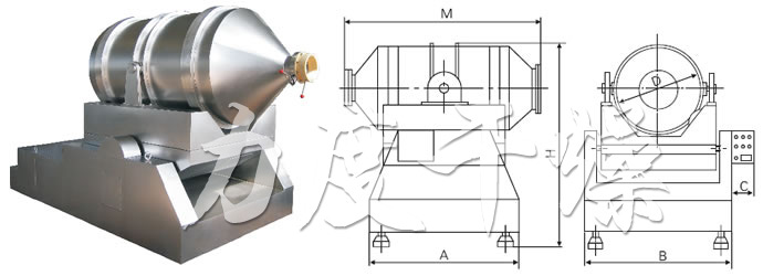 EYH系列二維運動混合機